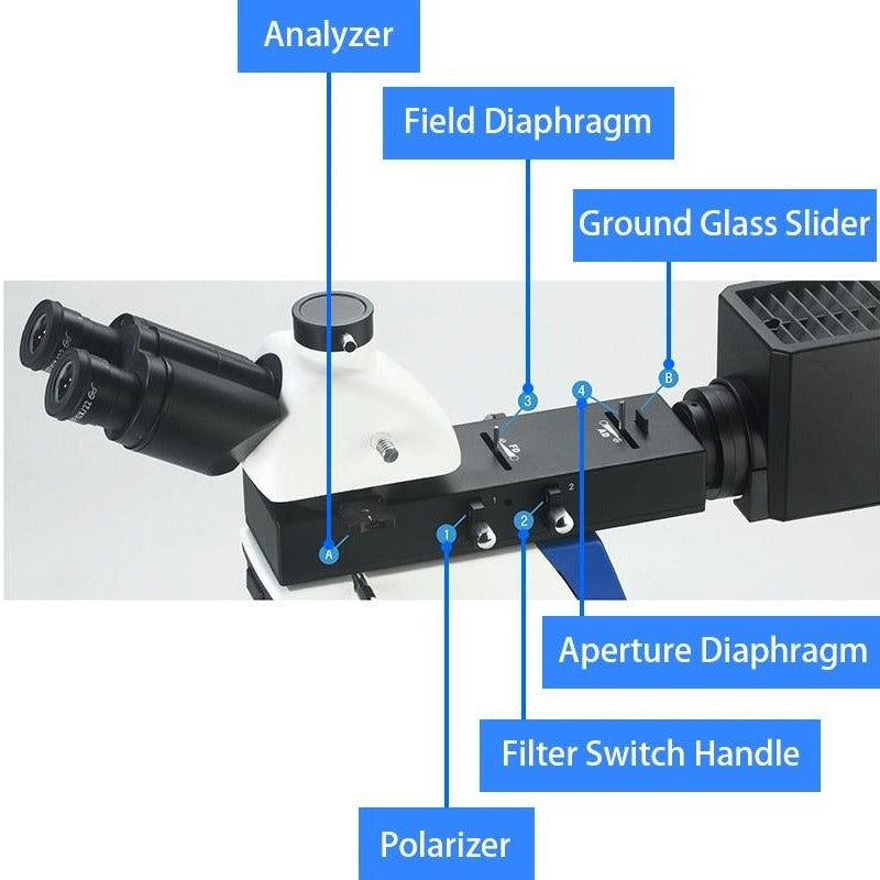 Metallurgical Microscope Reflect/Transmit BF/DF